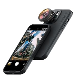 Shiftcam | LensUltra 200° Fisheye Lens – 0.2X Magnification, 200° Angle – Ultimate Clarity for Immersive Photos, Unique Wide Angle, All-Inclusive Selfies, Premium Cinematic Design