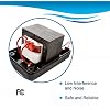 HQRP 9-Volt AC Adapter Compatible with Line 6 PX-2 PX-2g Stompbox Modelers (DL4, MM4, DM4, AM4, FM4), M9, M13, POD Series, POD XT Series, POD X3 Series 98-030-0042-05 Power Supply Cord Line6