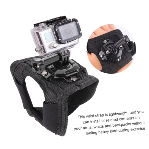 Guante Soporte de Muñeca Rotatorio Resistente para Cámara de Acción Gopro Pack 2 4