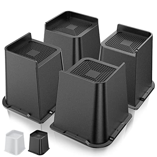 USION Bed Risers 6 inch Heavy Duty Furniture Risers