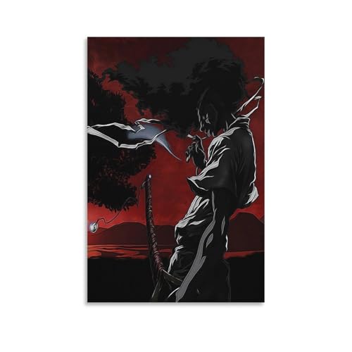 GENERIC �A�t���T�����C �A�j���|�X�^�[ 1�� ������ �L�����o�X �E�H�[���A�[�g ���r���O���[�� �Q�� �G�� �t���[���Ȃ� 16x24�C���`(40x60cm)