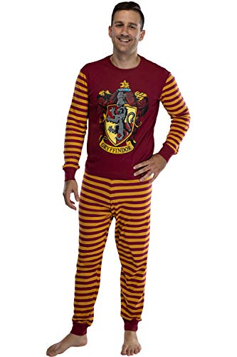Harry Potter Hogwart's House Crest Tight Fit Adult Cotton Pajama