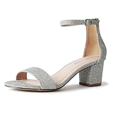 Ankle Strap Kitten Heel - Adorable Low Block Heel - Daisy by J. Adams