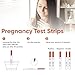 Wondfo Pregnancy Test Strip - Individually Wrapped HCG Strips - Highly Sensitive Home Detection Pregnancy Test Kit - Clear HCG Test Results - 20 Count
