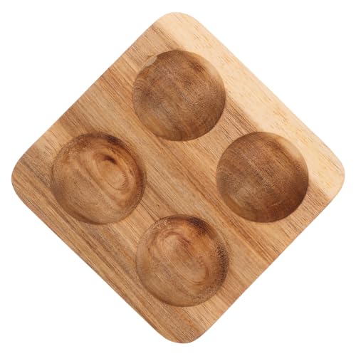 Bandeja de huevos en madera para organizar la cocina y decorar la encimera