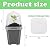 EBaokuup Clear Plant Nursery Pots with Humidity Dome - Durable Plastic Gardening Pot with Labels, Small Plant Container for Seedlings/Vegetables/Succulents/Cuttings