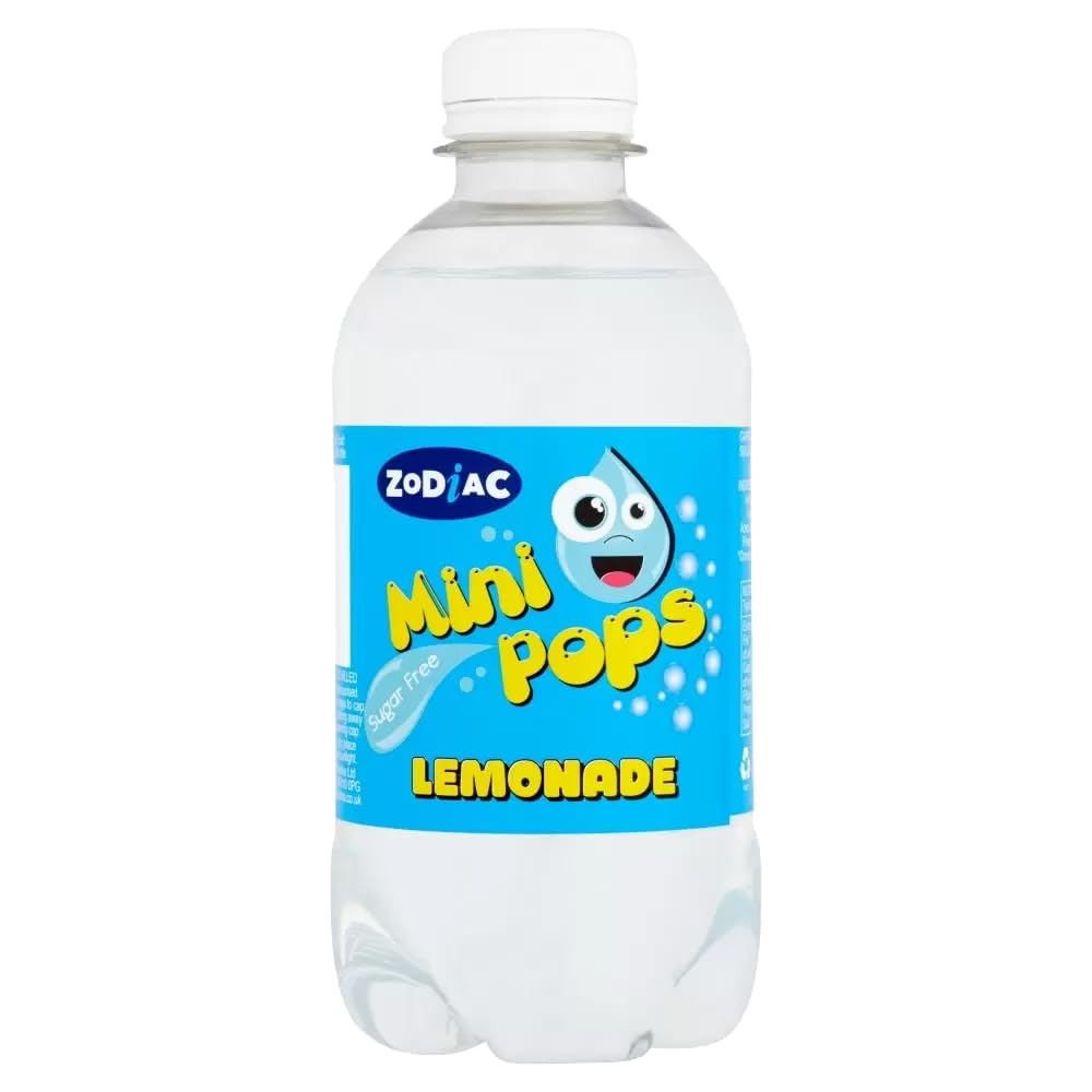 VSTAR Zodiac Mini Pops Refreshing Soda Pops, 330ml Bottles (12, Lemonade)