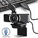 Produktbild LarmTek 1080P Webcam mit Mikrofon-und Datenschutzabdeckung,Webkamera-USB-Kamera,Computer-HD-Streaming-Webcam für PC Desktop & Laptop mit Mikrofon,W4,DE