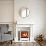 WallBeyond Round Wood Mirror 24 inch Circle Wall Mirror for Bathroom Round Wall Mirror for Wall Decor, Vanity, Entryway Living Room (Natural) - Image 5