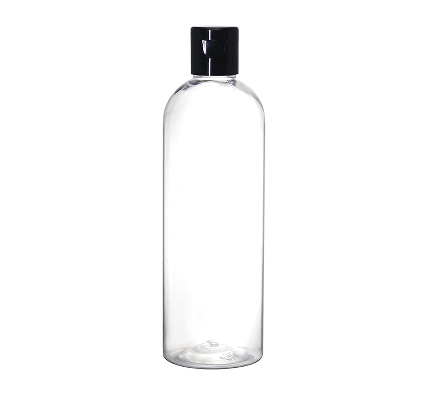 MAPPERZ Pet 200ml Empty Clear Round Bottle with Black Flip Top Cap Multipurpose Reusable Container For Hair Oils, Shampoo, Conditioner, Lotion Perfect for Travel Essentials (Round, 1)-image-32