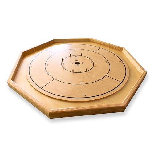 Tablero de Crokinole Tradicional Octogonal - Juego de Mesa The Gold Standard miniatura 3