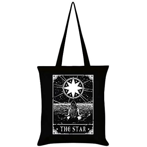 Deadly Tarot The Star Black Tote Bag 38x42cm Cover