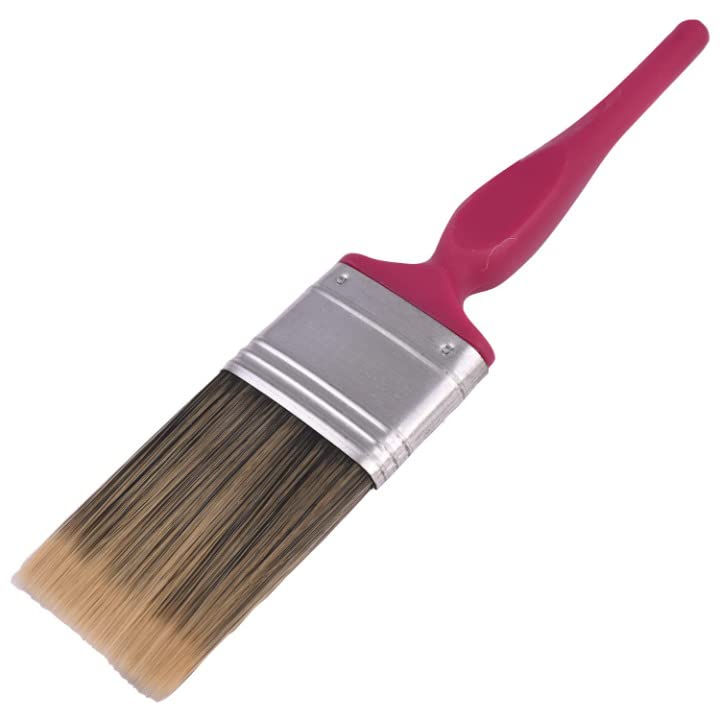 HASUNA Paint Brush 50mm Super Sturdy Bristles for Wall Oil Canvas Enamel and Water-Based Painting with Ergonomic Handle