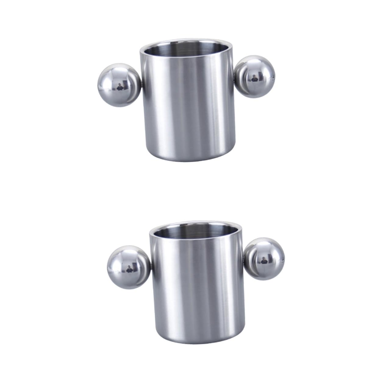 Sosoport Lot De 2 Gobelets Pliables En Acier Inoxydable Réutilisables Pour Le Camping La Randonnée Le Thé Et Le Café