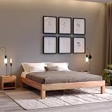 Krok Wood Massivholzbett Jana in Buche (200 x 200 cm)
