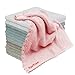 YesTree Kitchen Dishtowels, Kitchen Dish Cloths,Super Absorbent Coral Velvet Dishtowels, Nonstick Oil Washable Fast Drying with Machine Washable Fast Drying Bar Towels & Tea Towels（8Pack）