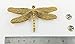 Dragonfly Pin, Extra Large, Dragon Fly, Lapel, Brooch, Hat, Backpack, Suit, Darner, Insects, Bugs, Pewter, Gold, Over 50 Insect Designs. Handmade in the USA. AG034PR
