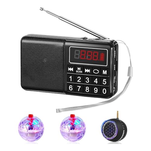 Fangxuee Kit Essentiel 4 Pièces avec Balles Double Cat et Haut-Parleur Spirit Box pour une Utilisation Intérieure et Extérieure - Version Simple