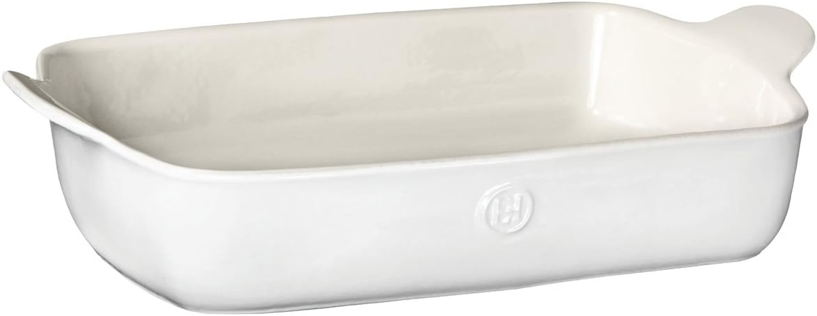 Emile Henry 8" x 5.5" / 18 oz Individual Rectangular Baker - Modern Classics Collection | Pearl Gray