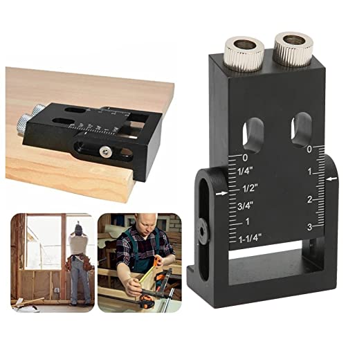 Posicionador de marcenaria, instalação de furo inclinado para marcenaria doméstica faça você mesmo