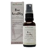 Liquid Propolis Spray | mit 10 mg Propolis + 25 µg (1000 I.E.) Vitamin D3 und Ingwer | 30 ml | wasserlöslich mit Solmic® MicelleTechnology