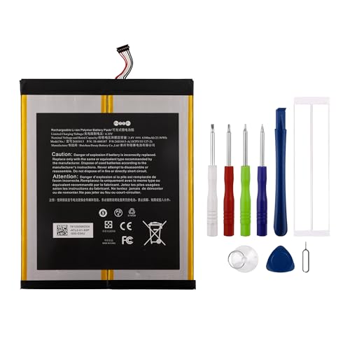 SWARK New Rechargeable Battery 58-000187 Compatible with HD10 7th Gen Tablet SL056ZE 26S1015-A (11CP3/55/127-2), 2955C7 with Tools