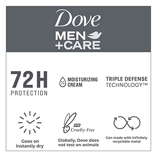 Dove Men+Care Antiperspirant Deodorant Clean Comfort Dry Spray For Men 72-Hour Sweat And Odor Protection With Triple Defense Technology 3.8 Oz #TOP7