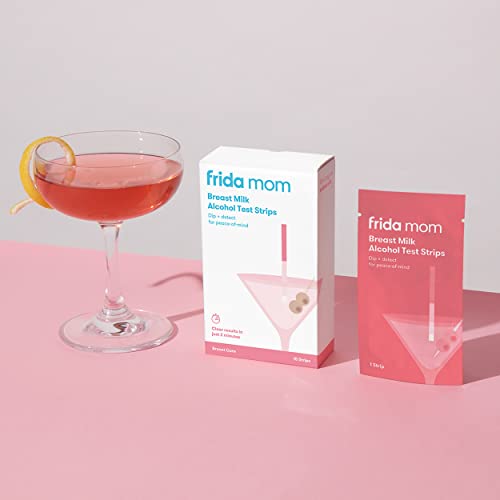 Frida Mom Alcohol Detection Test Strips For Breast Milk - At Home Or On The Go Peace Of Mind In 2 Minutes - 15 Ct #TOP2