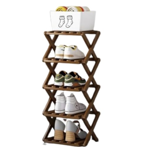 Étagère à chaussures verticale pliable solution couloir et entrée étroite - 2