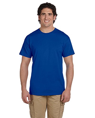 Fruit of the Loom Adult 5 oz. HD Cotton™ T-Shirt M ADMIRAL BLUE
