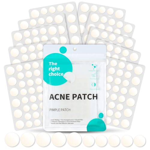 BUTBU Parches Para Granos, 360 PCS Parches para Acné Invisibles Hidrocoloides, Parches Granos Acne con Aceite de Té Y Ácido Salicílico, Pueden Deshacerse Acné Rápidamente