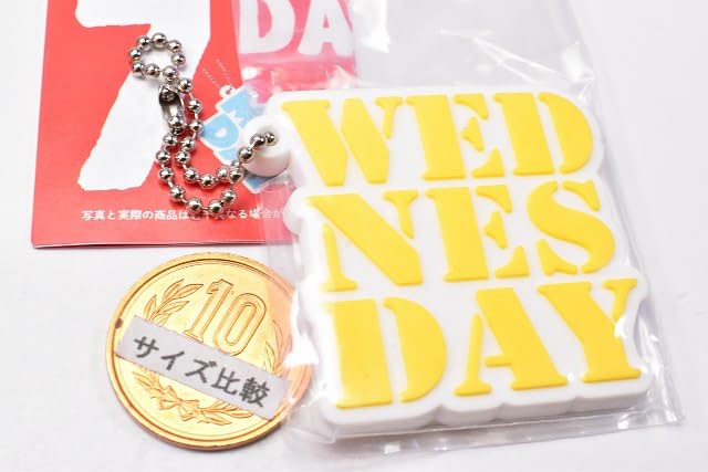 Amazon | 7DAYS COLOR RUBBER KEY CHAIN [3.Wednesday](単品