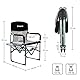 KingCamp Camping Falt Stuhl Director Klapp Sessel Garten Outdoor Armlehne 136 kg