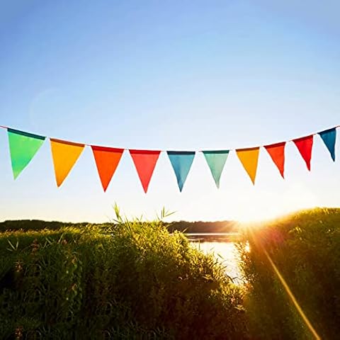 Besto Easter Bunting Flags for Decorations Cover