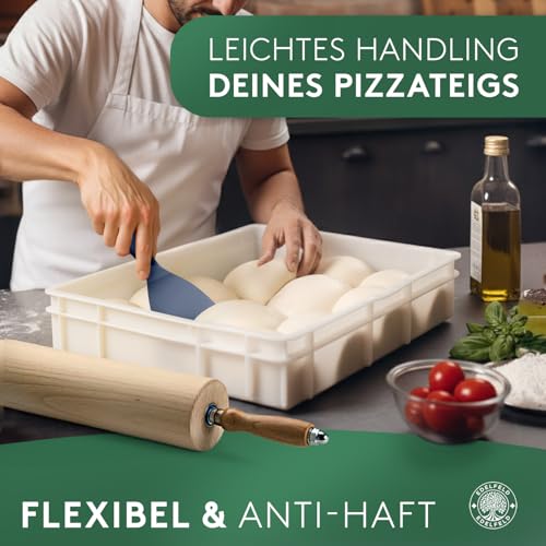 EDELFELD Pizza Teig-Spachtel Kunststoff 10 cm, antihaftbeschichtet – Ansicht 2
