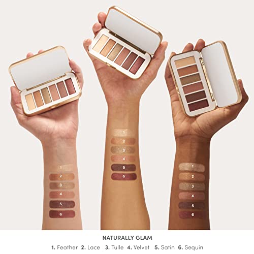 Jane Iredale Purepressed Eye Shadow Palette, Naturally Glam, 0.12 Oz. #TOP3