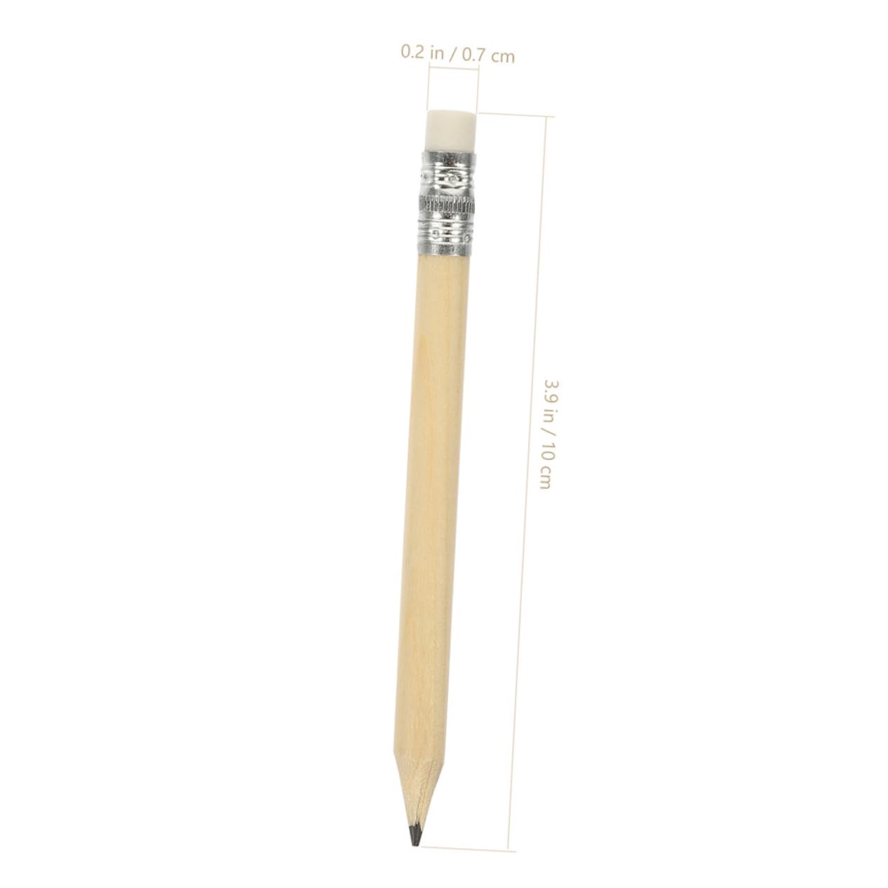 Gadpiparty 3 Sätze Runder Bleistift Künstlerbleistifte Zeichengröße Niedliche Bleistifte Schreibbleistifte Graphitstifte Kleine Kurze Bleistifte Golfbleistifte Schaft Halber 100 Stück * 3