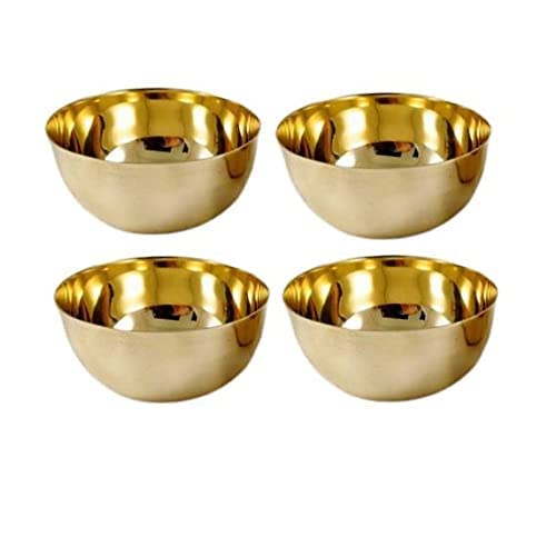 Kanshita's Rasoiware Ottone Diya, Puja/Pooja Katori rotondo (formato