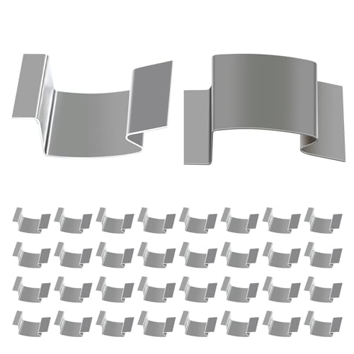 Greenhouse Glass Clips 50pcs for Home Garden Greenhouse GlassG Clips Made of Stainless Steel An Essential Accessory for your Repairs