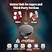 Aqara Smart Hub M200, Matter Controller, Thread Border Router, Featuring Aqara Zigbee, Bluetooth, Wi-Fi, PoE, IR, Supports Amazon Alexa, Apple HomeKit, Home Assistant, SmartThings, Google Home