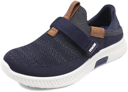 moz(モズ) Mozu MZ4220 Men's 2-Way Slip-on Sneakers, Navy, 25.5