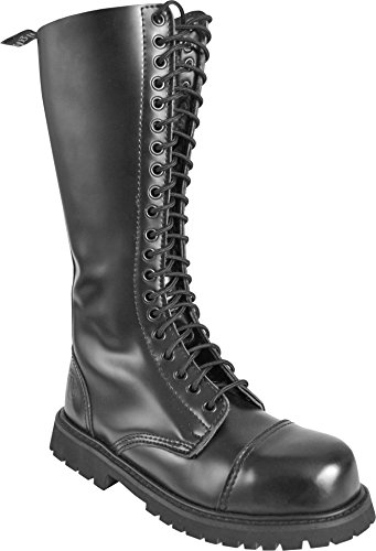 Knightsbridge Bottes de Combat de Style Gothique pour Elle et Lui (3 Trou/43/UK9) Cover
