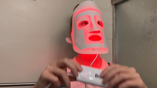 Image of LifePro Red Light Therapy Mask -Revitaglow Infrared Red Light Therapy For Face - 52 Triple Chip LED Mask with 3 Modes - Daily Skin Wellness and Comfort