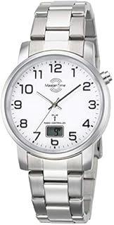 Master Time Funk Quarz Herren Uhr Analog-Digital mit Edelstahl Armband MTGA-10300-12M
