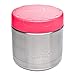 LunchBots 16oz Thermal Stainless Steel Wide Mouth Thermos - Insulated Container with Lid Keeps Food Hot or Cold for Hours - Leak-Proof Portable Thermal Food Jar is Ideal for Soup - 16 Ounce - Pink