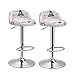 2pcs chaise de bar rotative, moderne et simple avec tabouret de barre de dossier, pour salle de séjour à la maison table à manger bar hautes tabouret (Color : 2Pcs tower)