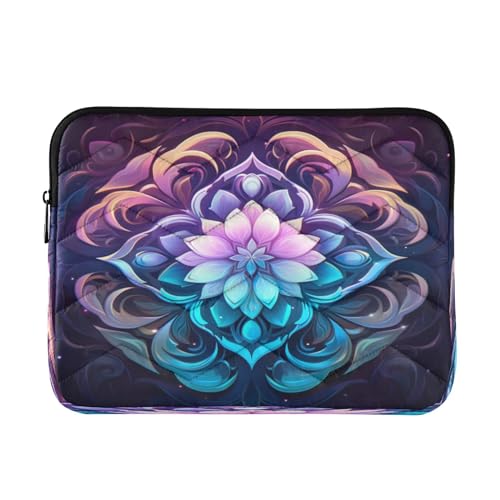 Funda Laptop Mandala Lotus 13-14 Pulgadas Resistente Agua miniatura 1