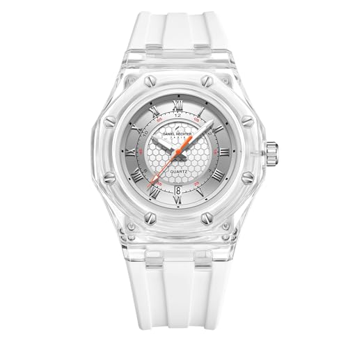 Image of Daniel Hechter Paris Montparnasse Collection Analog Watch for Men with Roman Indices, Octagone Dial and Silicon Strap-DHM1006
