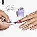 Gellen No Wipe Gel Top Coat, 18ml Tempered Scratch Resistant Clear Nail Polish Finish, Soak Off UV Lamp Top Gel, High Gloss Shiny & Long Lasting Top Coat Gel for Starter Nail Salon Art DIY Manicure