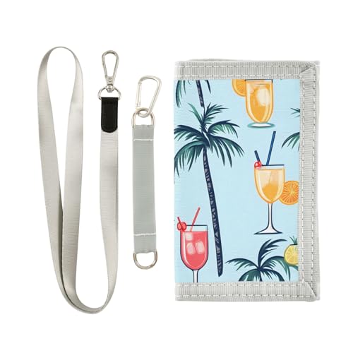 ALAZA Kids Wallets for Boys Girls Toddler Trifold Wallet Children Small Beverages Plam with Zipper Coin Pocket